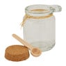 Voorraadpot - kurk en lepeltje - 200 ml