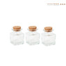 Mini voorraadpotje met kurk - set van 3 - 5 ml
