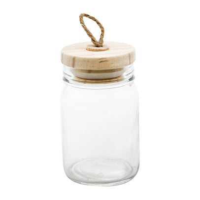 Voorraadpot met houten deksel - 250 ml