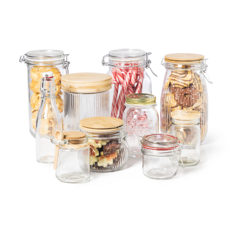  Voorraadpot met houten deksel - 250 ml