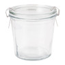 Weckpot met clips - glas/metaal - 275 ml