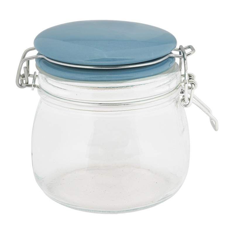 Weckpot met gekleurde deksel - diverse varianten - 460 ml