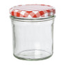 Weckpot rood witte deksel - 340 ml