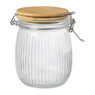 Weckpot met bamboe deksel - 750 ml