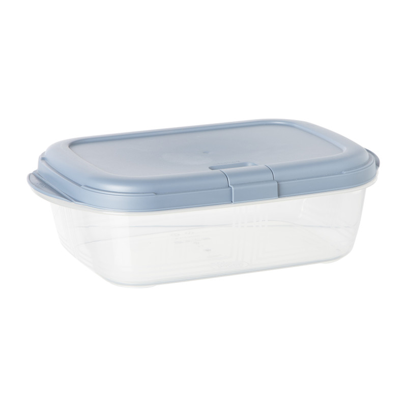 Push up bewaardoos - 2 liter - blauw 