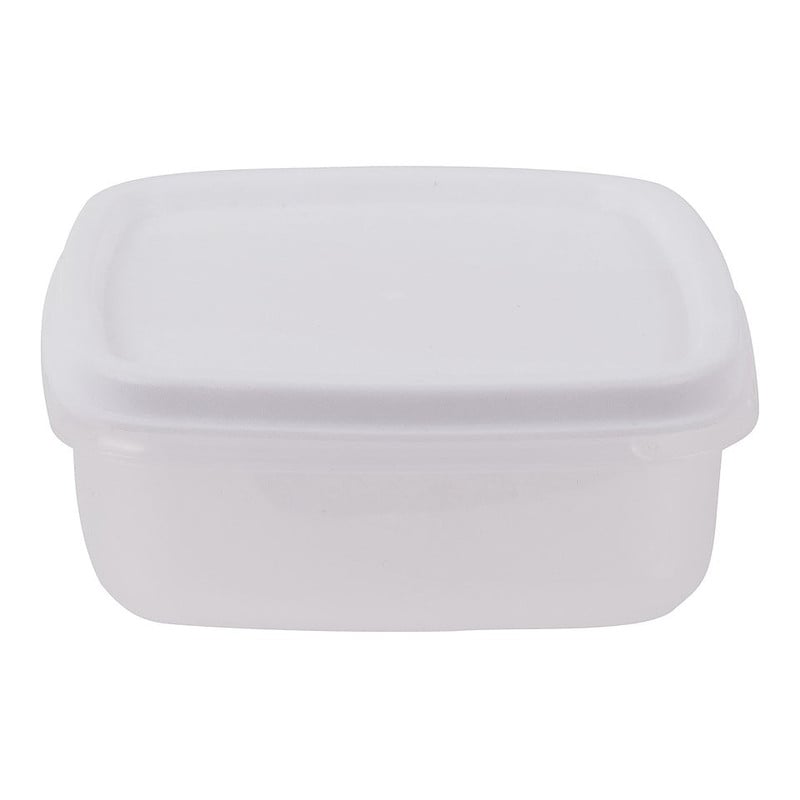 Voorraaddoos vierkant - 0,25 liter - set van 4