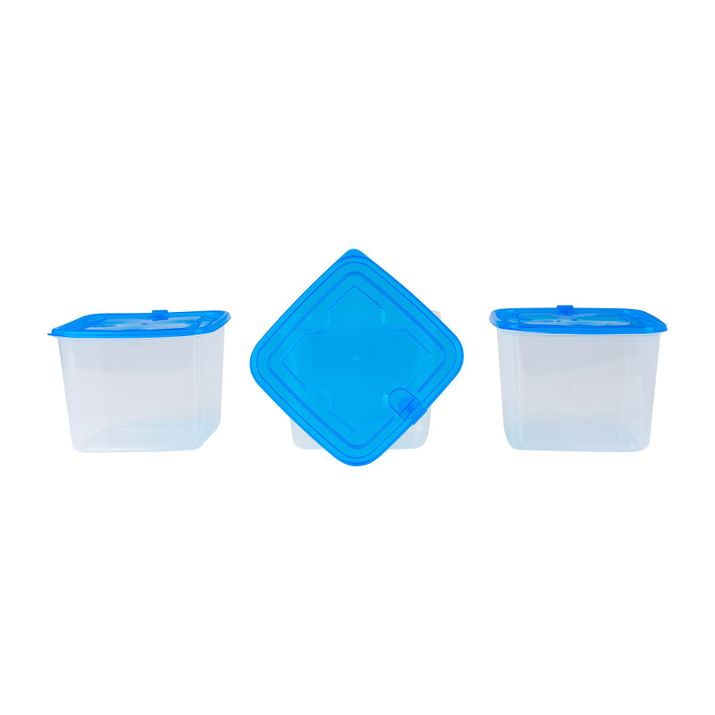 Voorraaddozen - 1750 ml - set van 3