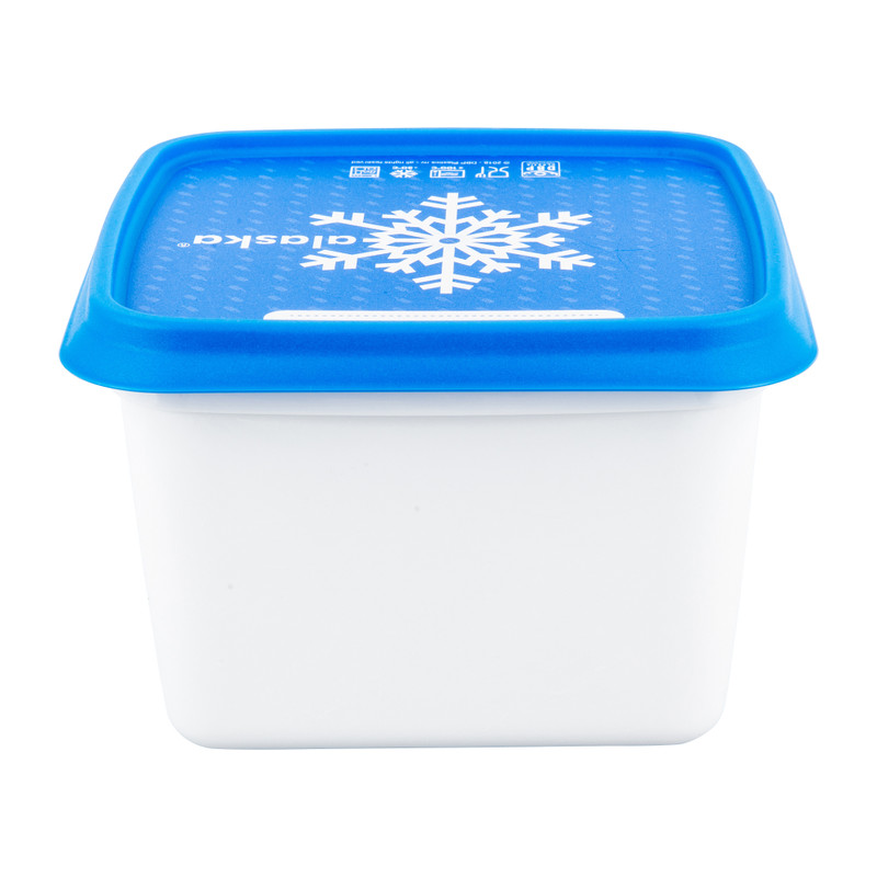 Diepvriesdoosjes L - blauw/wit - set van 3