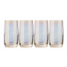 Waterglazen goud - 330 ml - set van 4