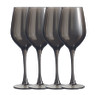 Wijnglazen grijs - 35 cl - set van 4