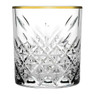 Drinkglas Timeless met gouden rand - 350 ml