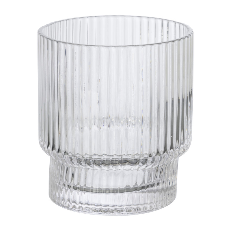 Xenos Drinkglas Lijn - glas - ø8.7x13.1 cm