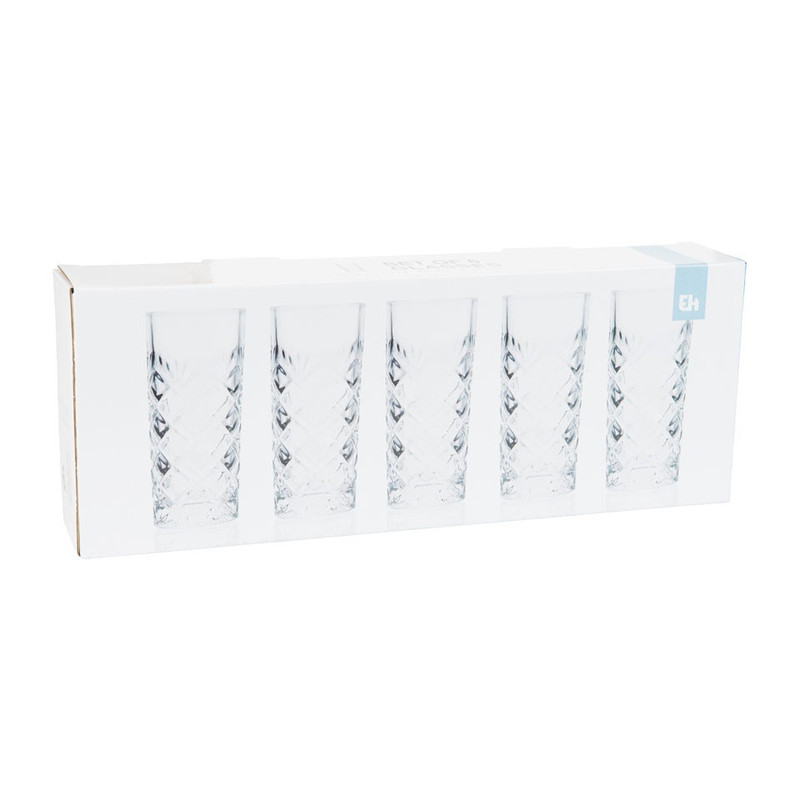 Longdrinkglazen - set 6 stuks