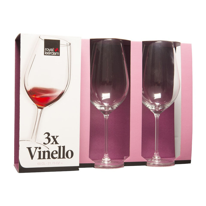 Wijnglas Vinello - 65 cl - set van 3