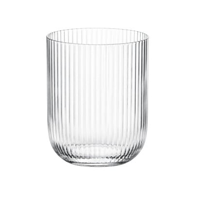Waterglas ribbel - glas - 300 ml
