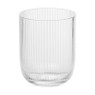 Waterglas ribbel - glas - 300 ml