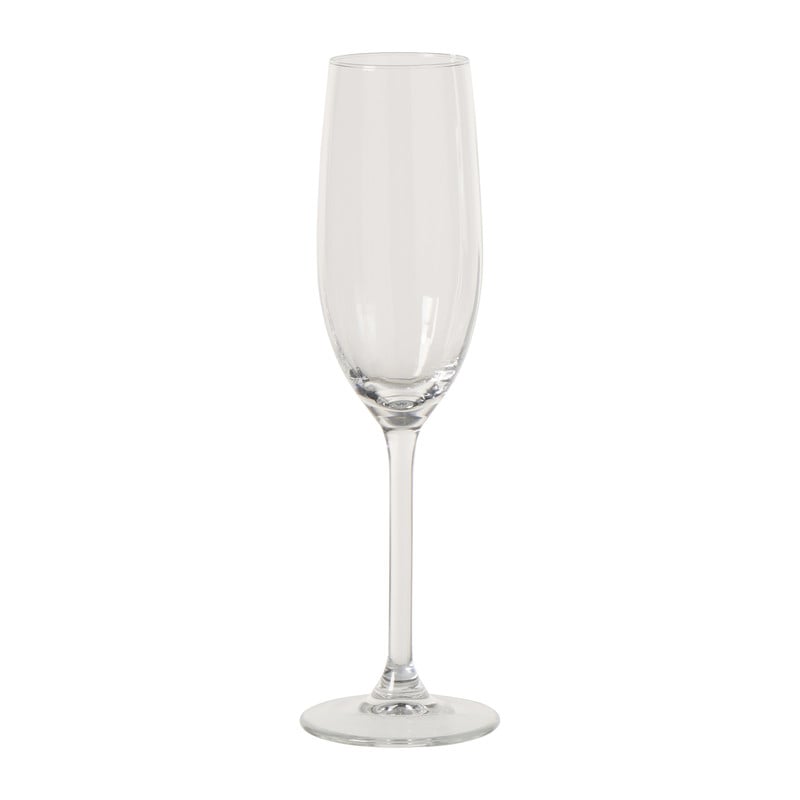 Champagneglas plisse - transparant - 210 ml