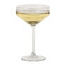 Champagnecoupe plisse - transparant - 290 ml