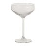 Champagnecoupe plisse - transparant - 290 ml