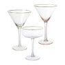 Martiniglas gouden rand - glas - 220 ml