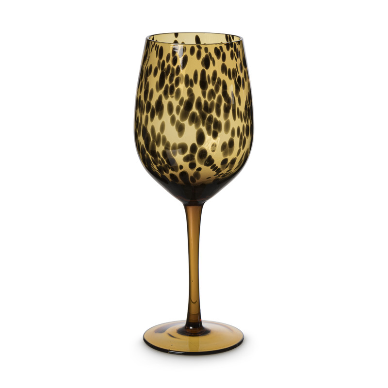 Wijnglas - cheetah - 380 ml