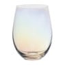 Waterglas regenboog - glas - 450 ml