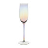 Champagneglas regenboog - glas - 250 ml
