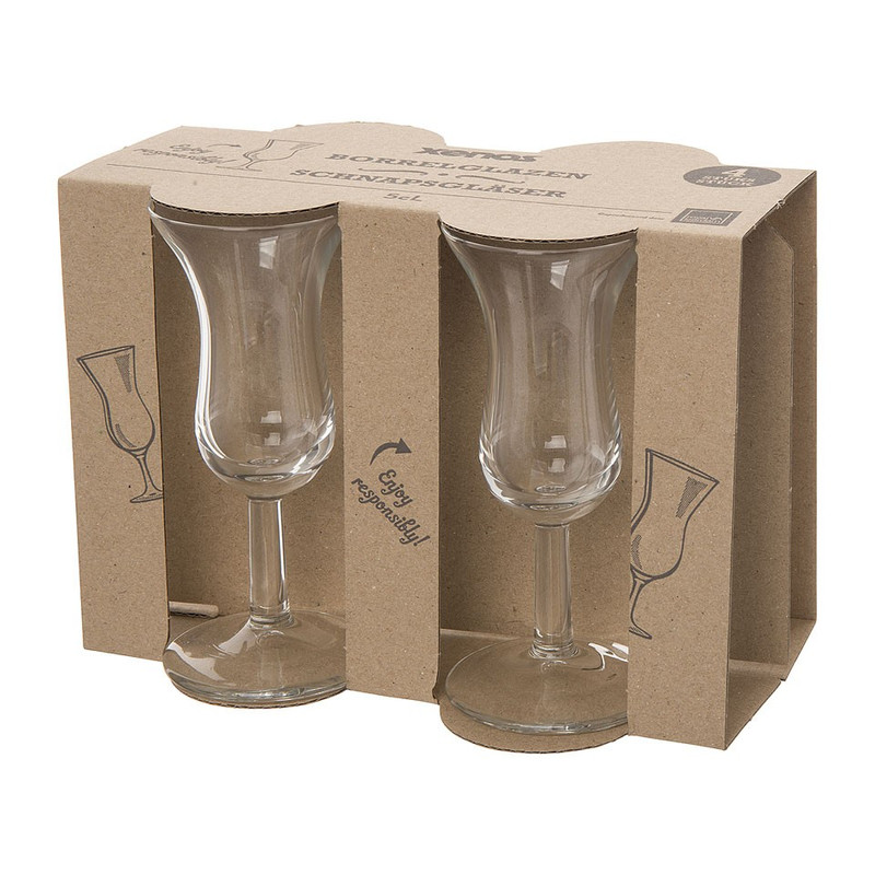 Borrelglas Roemer - 5 cl -  set van 4 
