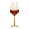 Wijnglas relief - bruin - 480 ml