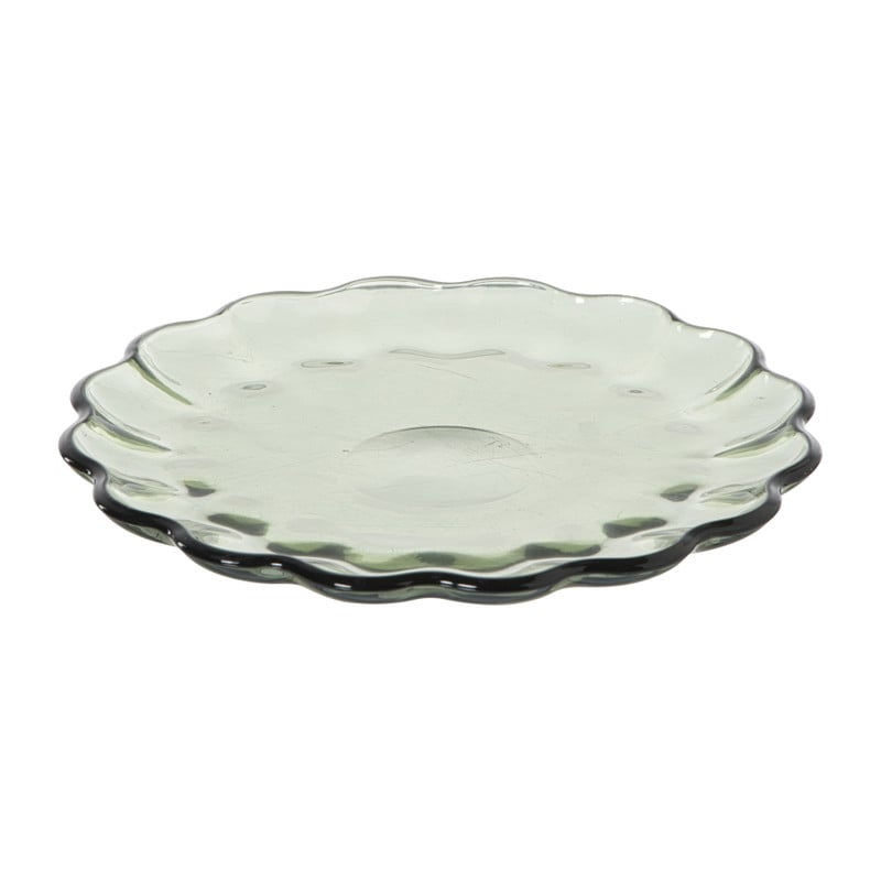 Ontbijtbord clover - groen - ø2.5x22 cm