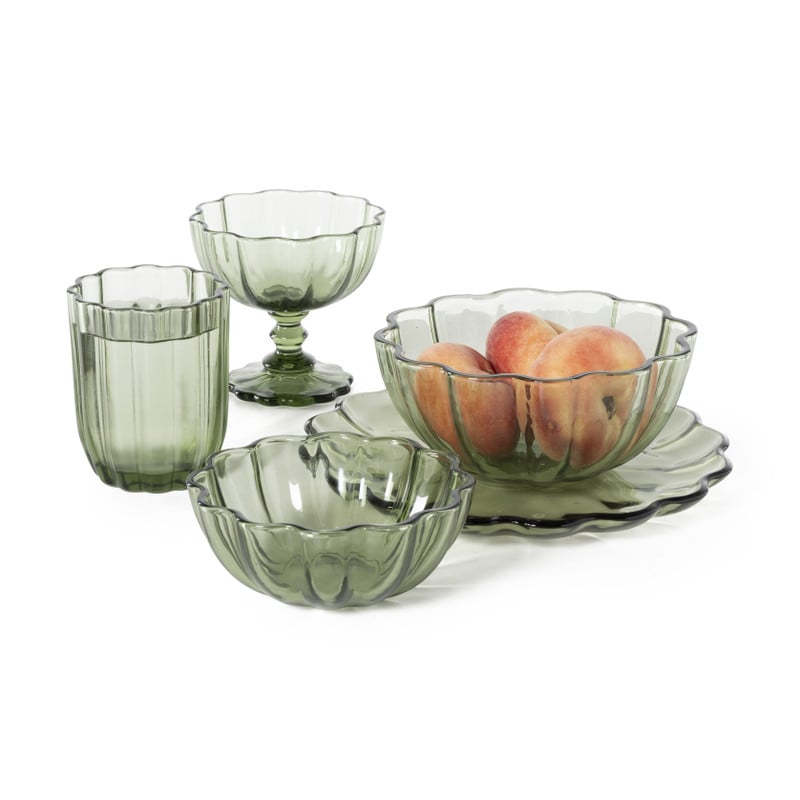 Ontbijtbord clover - groen - ø2.5x22 cm