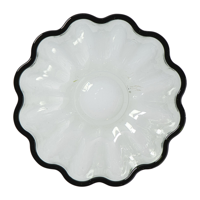 Schaaltje clover klein - groen - ø13x5.5 cm