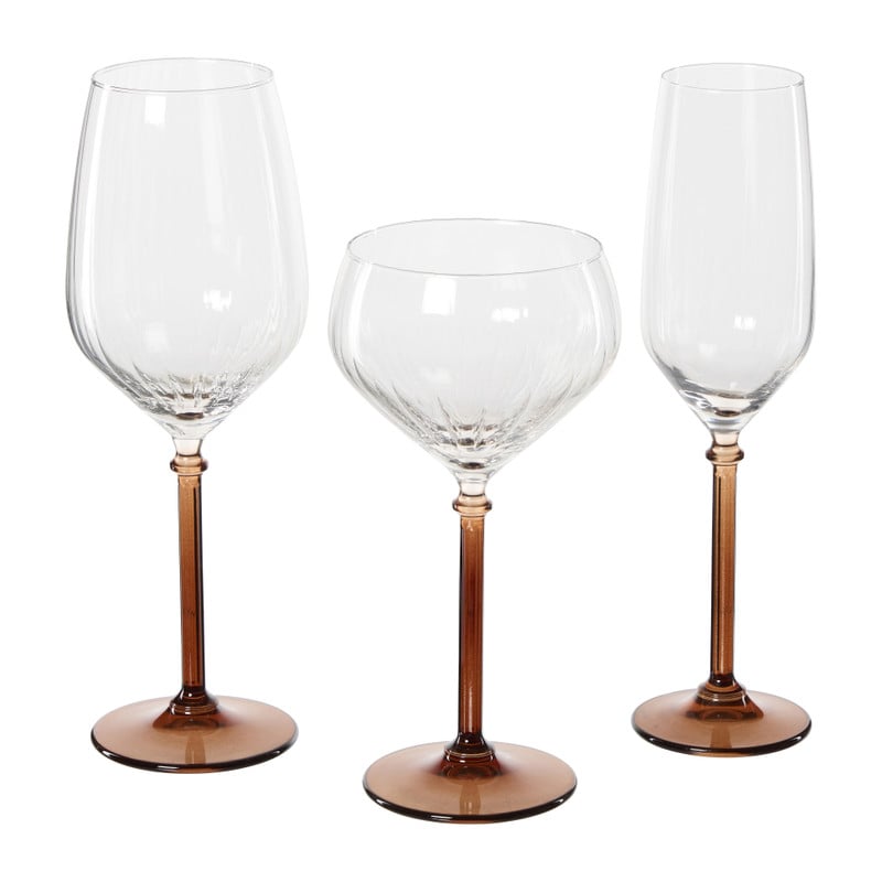 Champagneglas royal - bruin - 220 ml