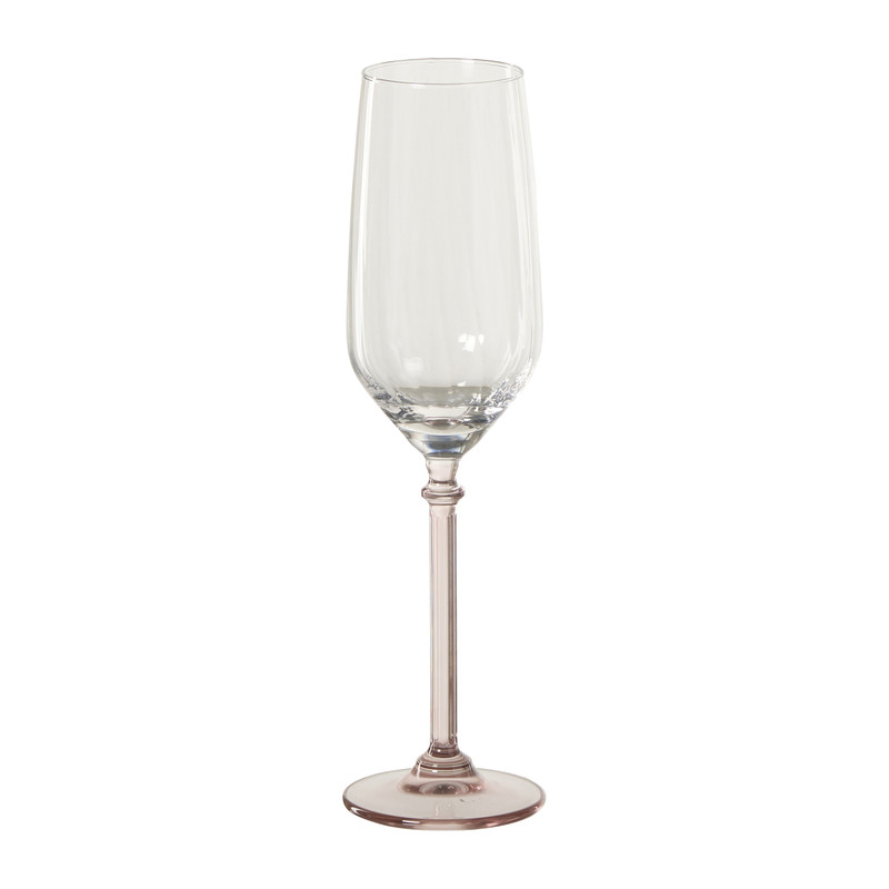 Champagneglas royal - lichtroze - 220 ml