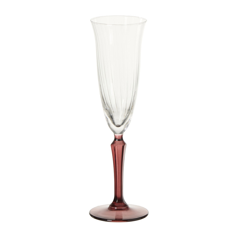 Champagneglas splendid - bordeauxrood - 210 ml