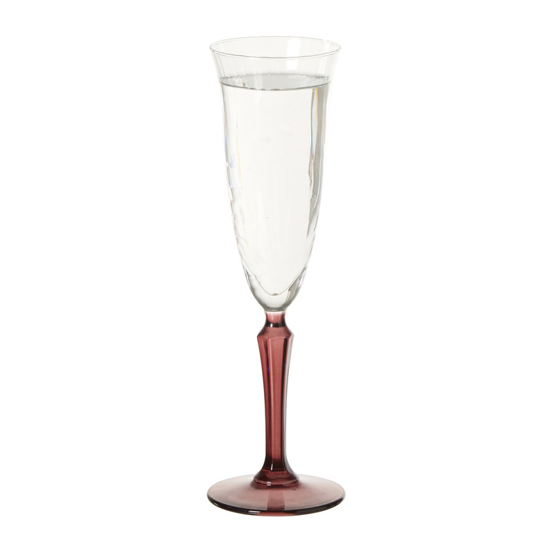 Champagneglas splendid - bordeauxrood - 210 ml