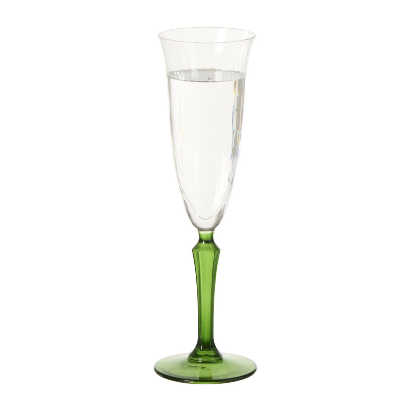 Champagneglas splendid - groen - 210 ml