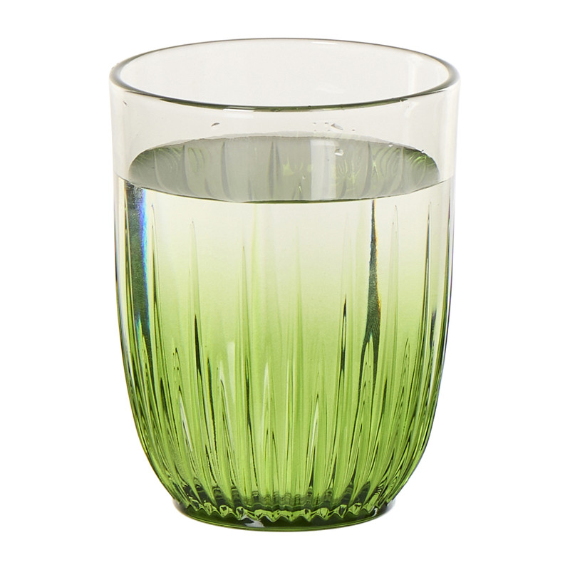 Waterglas halo - groen - 