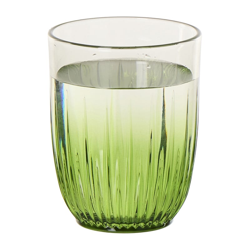 Waterglas halo - groen - 350 ml
