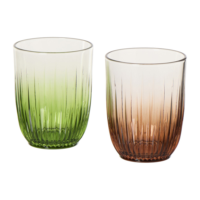 Waterglas halo - groen - 