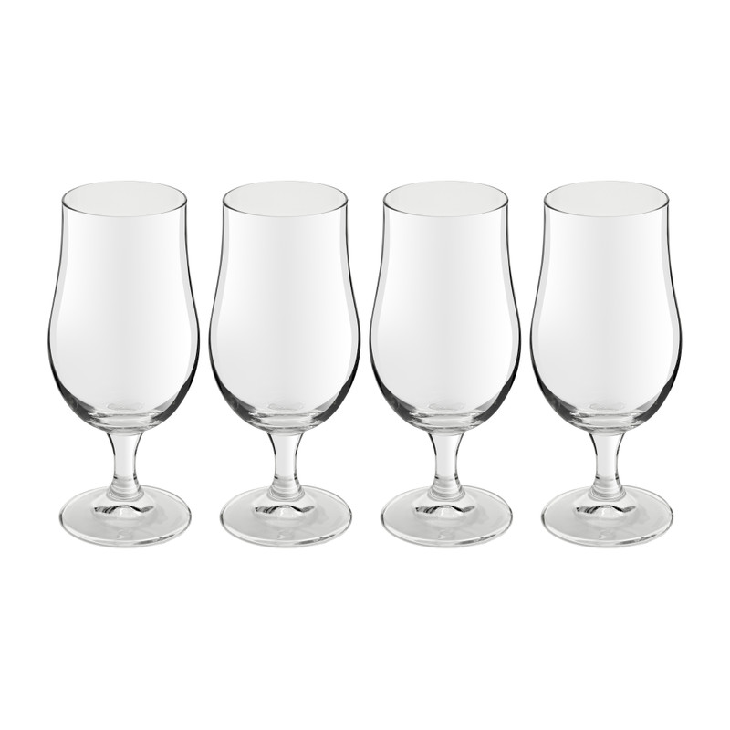Bierglas tulp - 370 ml - set van 4