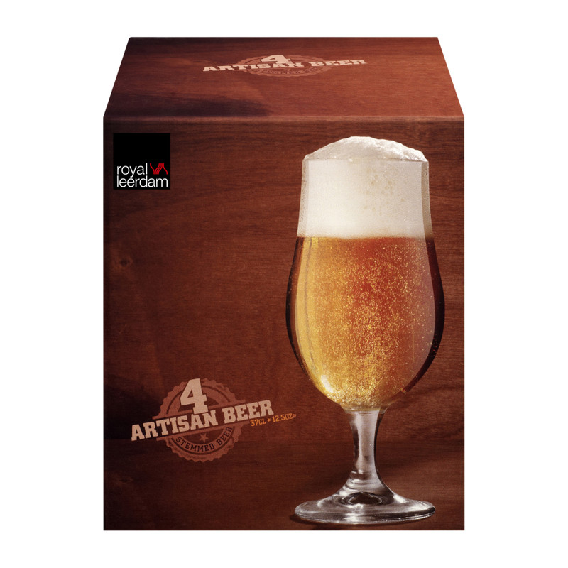 Bierglas tulp - 370 ml - set van 4