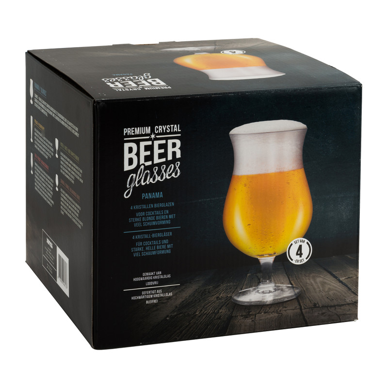 Bierglas panama - 50 cl - set van 4