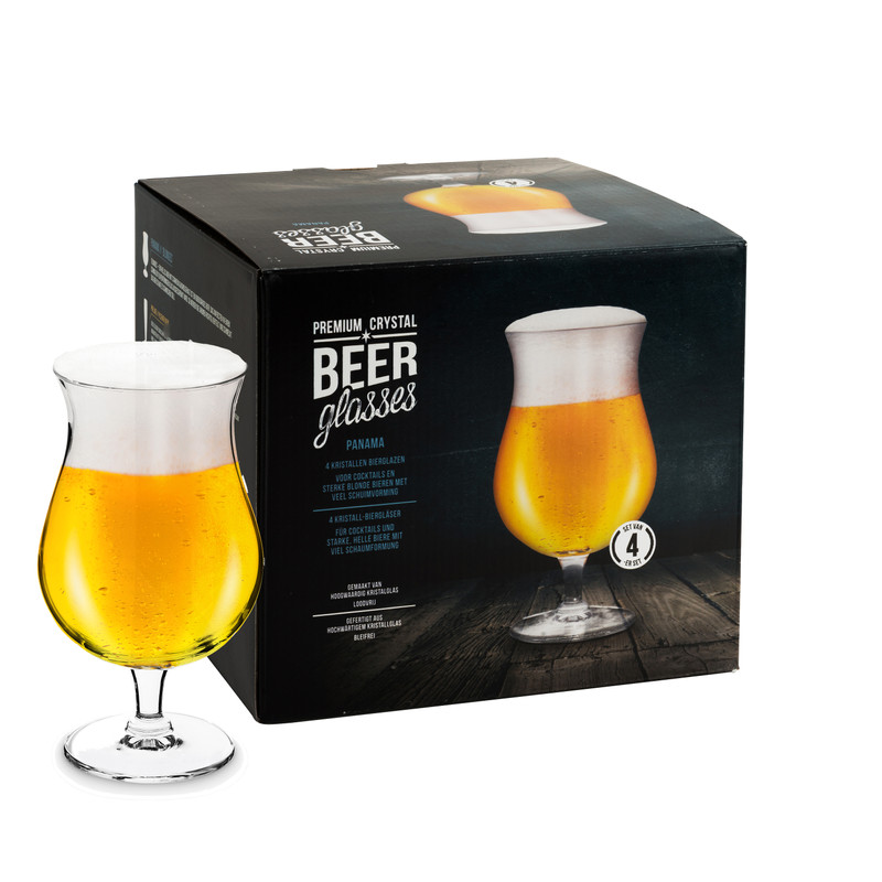Bierglas panama - 50 cl - set van 4