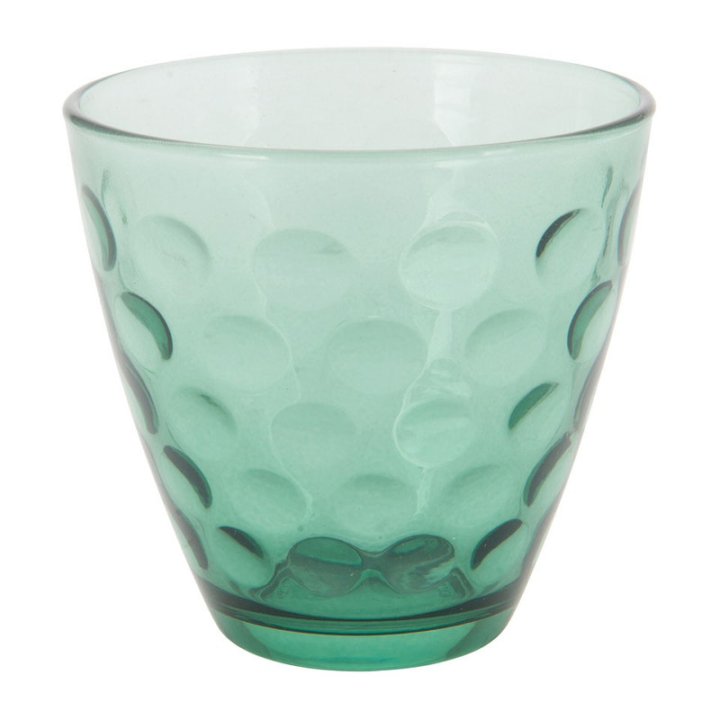 Waterglas Dots - groen - 25 cl