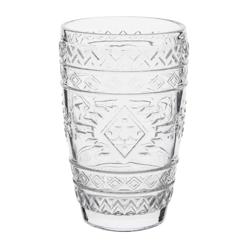Longdrinkglas Etnisch reliëf - 38 cl