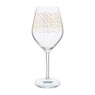 Wijnglas stip - goud - 40 cl