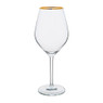 Wijnglas rand - goud -  40 cl