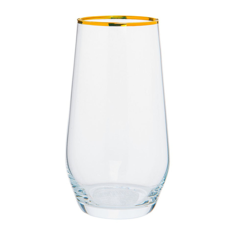 Waterglas rand - goud - 40 cl