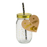 Mason jar hartjes - 50 cl 